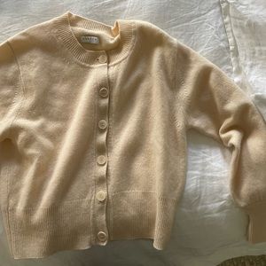 SANDRO nude cardigan